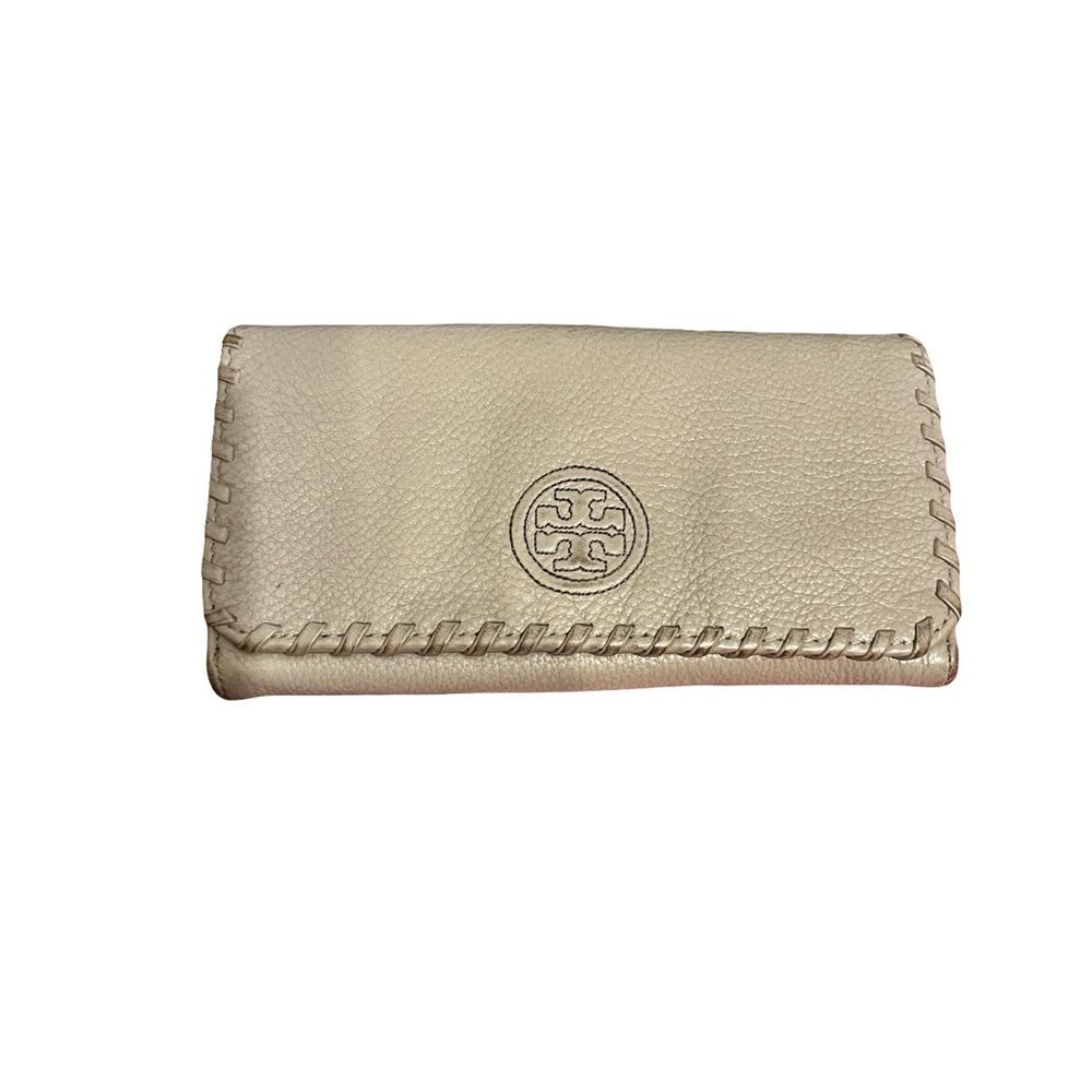 Tory Burch Beige Leather Clutch